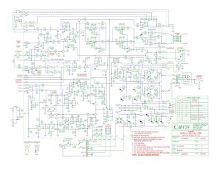 Carvin X 100B schematic circuit diagram
